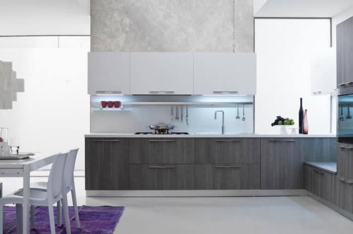 cucina-moderna-colore-grigio