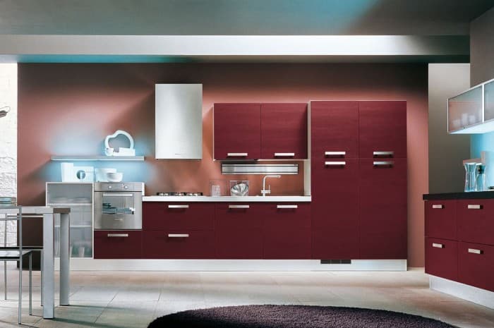 cucina-moderna-conlore-rosso