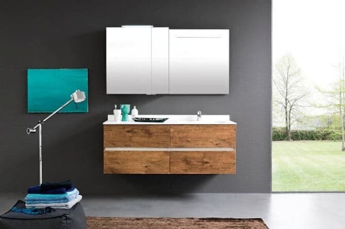 bagno-moderno-con-elementi-in-legno-e-colore-verde